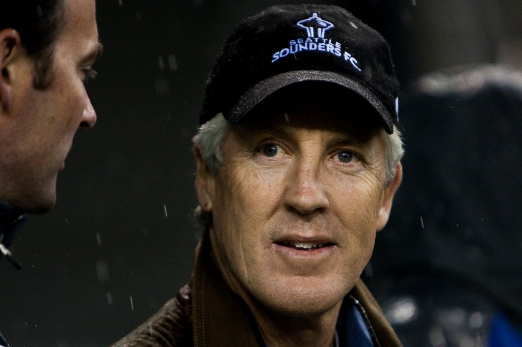 Pete Carroll - Sounders-Union - March 2010