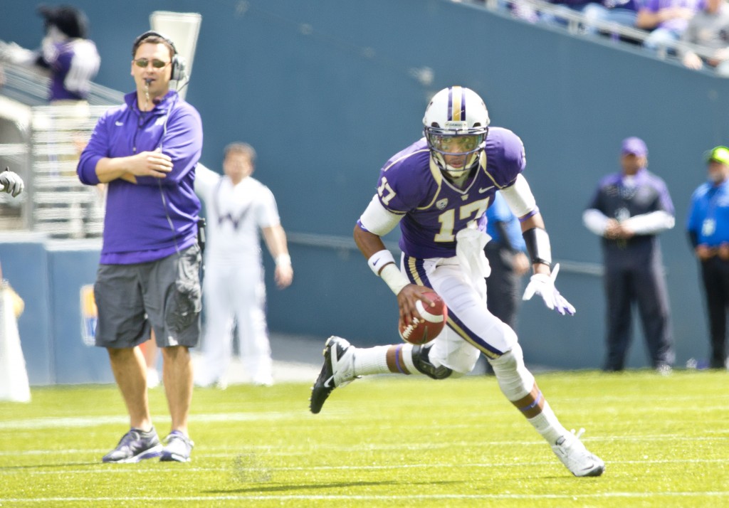 The University of Washington 2012 spring game at Century Link Field in