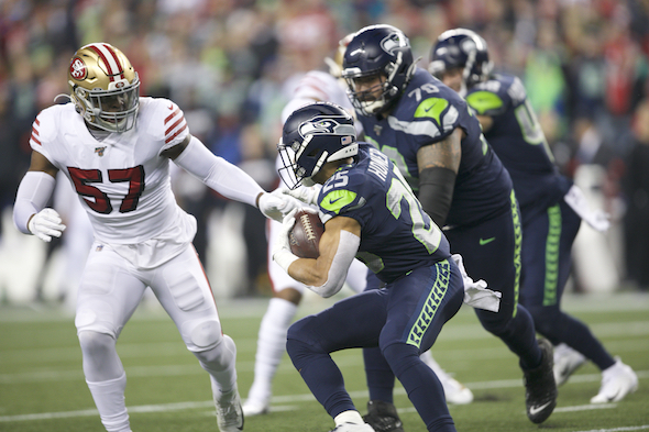 Thiel Seahawks Eagles Match All About Attrition Sportspress Northwest